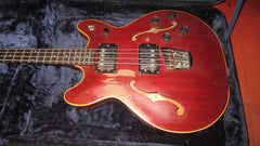 1972 Guild Starfire Bass II Red w Hard Case