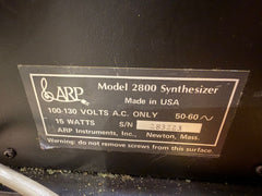 ~1973 ARP Odyssey Model 2800 Black and Gold