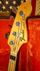 1973 Fender Jazz Bass Natural w/ Original Hardshell Case