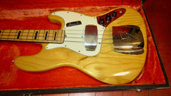 1973 Fender Jazz Bass Natural w/ Original Hardshell Case