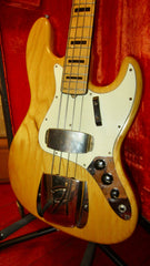 1973 Fender Jazz Bass Natural w/ Original Hardshell Case