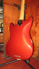 1973 Fender Mustang Bass Competition Red w/ Original Hardshell Case