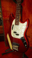 1973 Fender Mustang Bass Competition Red w/ Original Hardshell Case