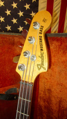 1973 Fender Mustang Bass Competition Red w/ Original Hardshell Case