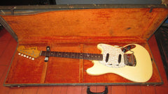 1973 Fender Mustang White w. Original Hard Case