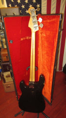 1973 Fender Precision Bass Black w/ Original Hardshell Case