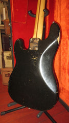 1973 Fender Precision Bass Black w/ Original Hardshell Case