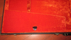 ~1973 Fender Stratocaster / Telecaster Case Black w/ Orange Interior