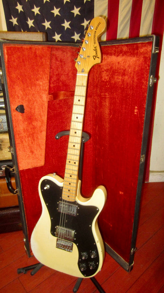 1973 Telecaster 1973 Fender Telecaster Deluxe White w/ Original Case – Rivington Guitars