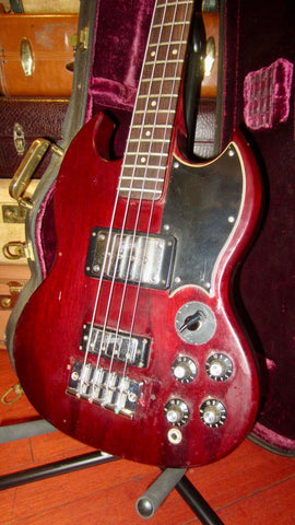 ~1973 Gibson EB-3 Bass Cherry Red