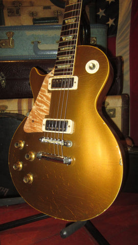 ~1973 Gibson  Les Paul Deluxe Left Handed Goldtop w/ Original Case LEFTY