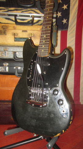 1974 Fender Mustang Black
