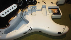 1974 Fender Stratocaster White w Black Notes