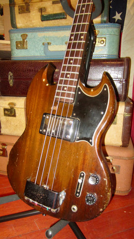 ~1974 Gibson  EB-4L Walnut