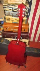 1974 Guild D-25 CH Cherry Red w Hardshell Case