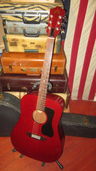1974 Guild D-25 CH Cherry Red w Hardshell Case