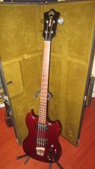 1974 Guild JS-II Bass Double Pickup Cherry Red