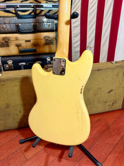 1975 Fender Bronco White w/ Dimarzio Humbucker and Hardshell Case