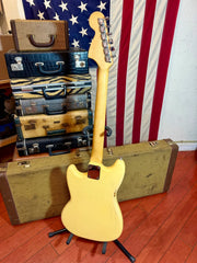 1975 Fender Bronco White w/ Dimarzio Humbucker and Hardshell Case