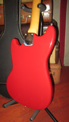 1975 Fender Musicmaster Bass Red w. original case