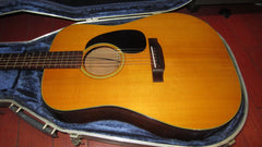 1975 Martin D-18 Natural w/ FRAP pickup and Original Hardshell Case