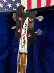 1975 Rickenbacker Model 4001 Jetglo w. Original Hardshell Case