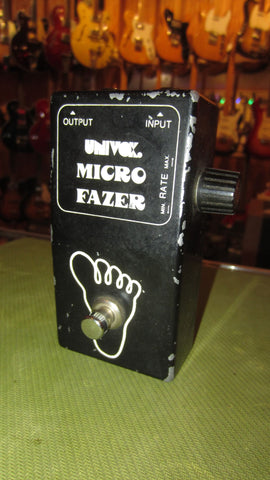 ~1975 Univox Micro Foot Fazer Phaser Pedal Black