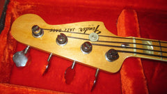 1976 Fender Jazz Bass Black w/ Original Hardshell Case