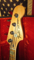 1976 Fender Jazz Bass Black w/ Original Hardshell Case
