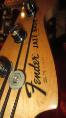 1976 Fender Jazz Bass Black w/ Original Hardshell Case
