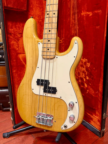 1976 Fender Precision Bass Natural with Original Hardshell Case