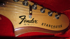 1976 Fender Starcaster Sunburst w/ Original Case, Strap and Manual