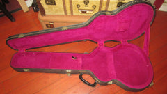 ~1976 Gibson L6-S Hardshell Case Black w/ Purple Interior