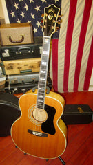 1976 Guild F-50 Jumbo Acoustic Blonde w/ Original Hardshell Case