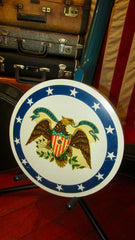 1976 Harmony Bicentennial Spirit of '76 Banjo White and Blue w/ Case