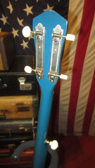 1976 Harmony Bicentennial Spirit of '76 Banjo White and Blue w/ Case