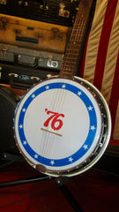 1976 Harmony Bicentennial Spirit of '76 Banjo White and Blue w/ Case