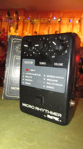 ~1976 Univox Micro Rhythmer Drum Machine Black