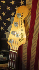 1978 Fender Musicmaster Bass Red