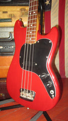 1978 Fender Musicmaster Bass Red