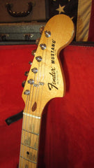 1978 Fender Mustang Natural w/ Original Hardshell Case