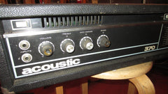 ~1979 Acoustic 370 Bass Amp Head Black