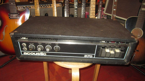 ~1979 Acoustic 370 Bass Amp Head Black