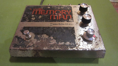 1979 Electro Harmonix Memory Man Chrome Black and Red