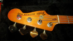 1979 Fender Precision Bass P-Bass Blonde w/ Fender Hardshell Case