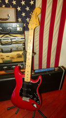 1979 Fender  Stratocaster Hardtail Trans Red
