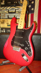 1979 Fender  Stratocaster Hardtail Trans Red