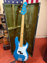 ~1979 Matao P-Bass Copy Blue with Matching Headstock