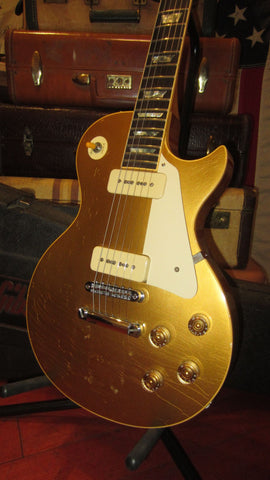 1980 Gibson Les Paul Pro Goldtop w/ P-90 Pickups, Bigsby, Protector Case