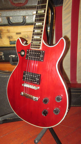 ~1980 Hondo II Les Paul Double Cutaway Cherry Red